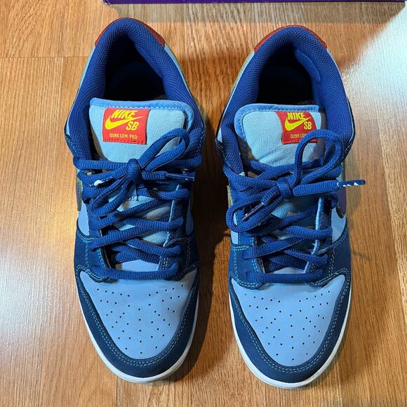 Nike x Why So Sad? SB Dunk Low Pro Coastal Blue DX5549-400 Sneakers US Size 10.5 - Picture 2 of 10